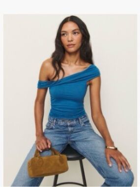 Reformation Eve Knit Top size Small NWT